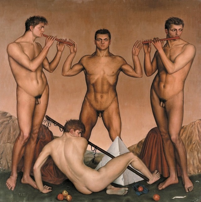 visual-sandwich:François-Emile Barraud (1899-1934)Les musiciens ou Les quatre frères - 1921