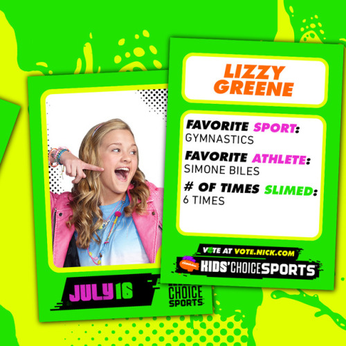 Don’t miss the most slime-tastic sports event of the year: Kids’ Choice Sports airs tonight at 8pm/7