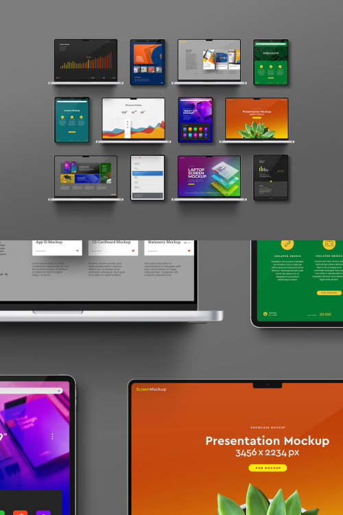  Apple MacBook Pro & iPad Pro Mockups for Adobe Photoshop See more here.Follow WE AND THE COLOR 