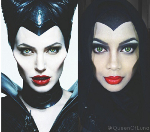 buzzfeeduk: This Woman Uses Her Hijab And Makeup To Transform Into Disney Characters