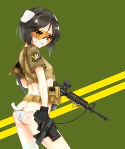 exzerno:  Cute operator girl with a M4A1