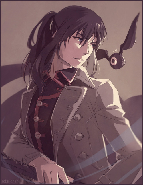 solarbutterfly-art:  I canâ€™t wait to see my precious bby general Kanda againÂ   (Â´â–½`ÊƒÆª)â™¡  