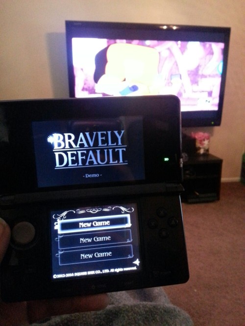 lucianite:  inkerton-kun:  BYE  I thought this wasn’t out in north america!  It’s the demo: http://www.gameinformer.com/b/news/archive/2014/01/02/bravely-default-demo-out-now-with-side-quest-not-found-in-full-game.aspx