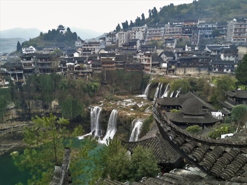 A waterfall in Furong village, Hunan