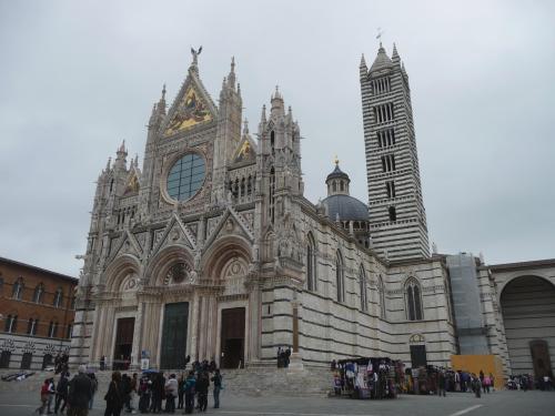 Cathedral of Siena, built between 1215 and 1263. 