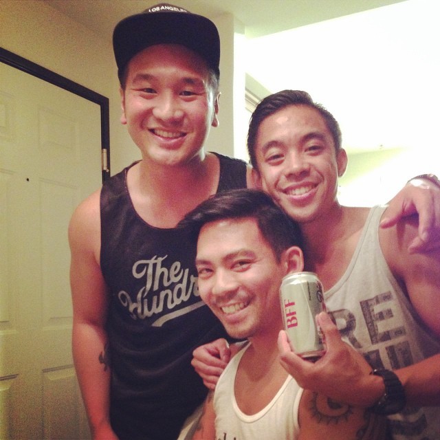 BFFs together again :) #ktown #bff (at Versailles Koreatown Apartments)