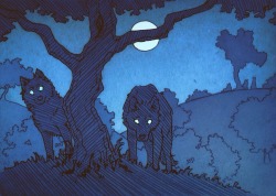 wolvesinwolfsclothing:  Night Watch by Writto on deviantArt