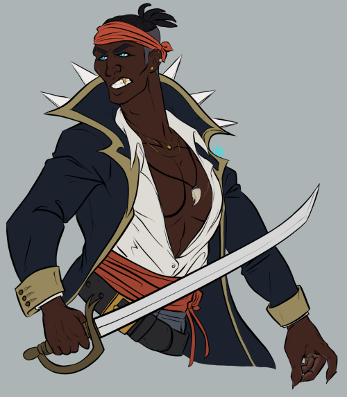 Pirate AU Raihan from Tempest, a fic by Zhamusiel/Shamusiel which is amazing!!! Go read it!! And all