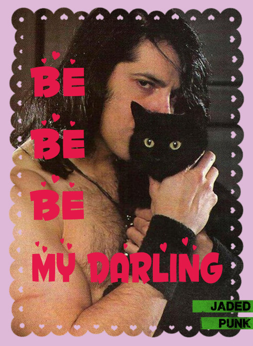 cbar:  jadedpunk:  Glenn Danzig-tines, Part 2 Assuming Part 1 of Glenn Danzig-tines netted you all kinds of weird sex stuff last night, here is Part 2. You’ll thank us when you’re making sweet love to “Mother” …wait, that’s weird.   OMG!!!