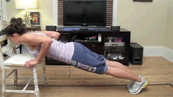 gettingahealthybody:  fitnessgifs4u:  How To Do Pushups for Beginners : Abs - Triceps