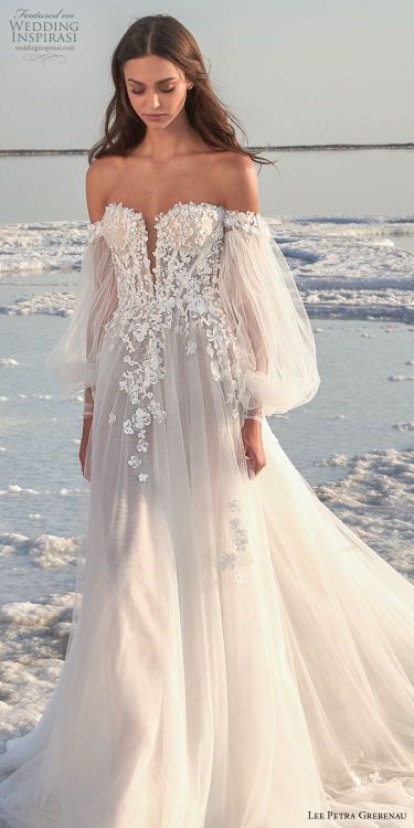 Lee Petra Grebenau 2020 Wedding Dresses — “Fields of Pearls”...