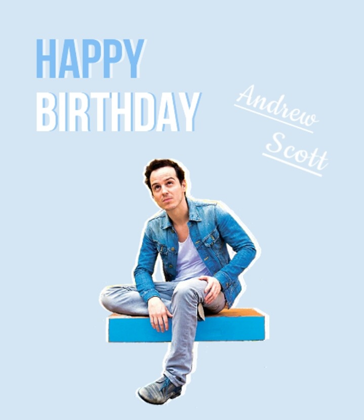 Happy Birthday Andrew Scott!!!! 21st of October!
Credit: Holmesandwhatson