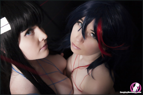 nsfwfoxyden:  nsfwfoxyden:  So, Incase you didn’t already know. Me and usatame’s first ever duo set is now up on cosplaydeviants! This was such a joy to work on with her, and it came out the night of the toonami Klk premiere. <3 I was so happy