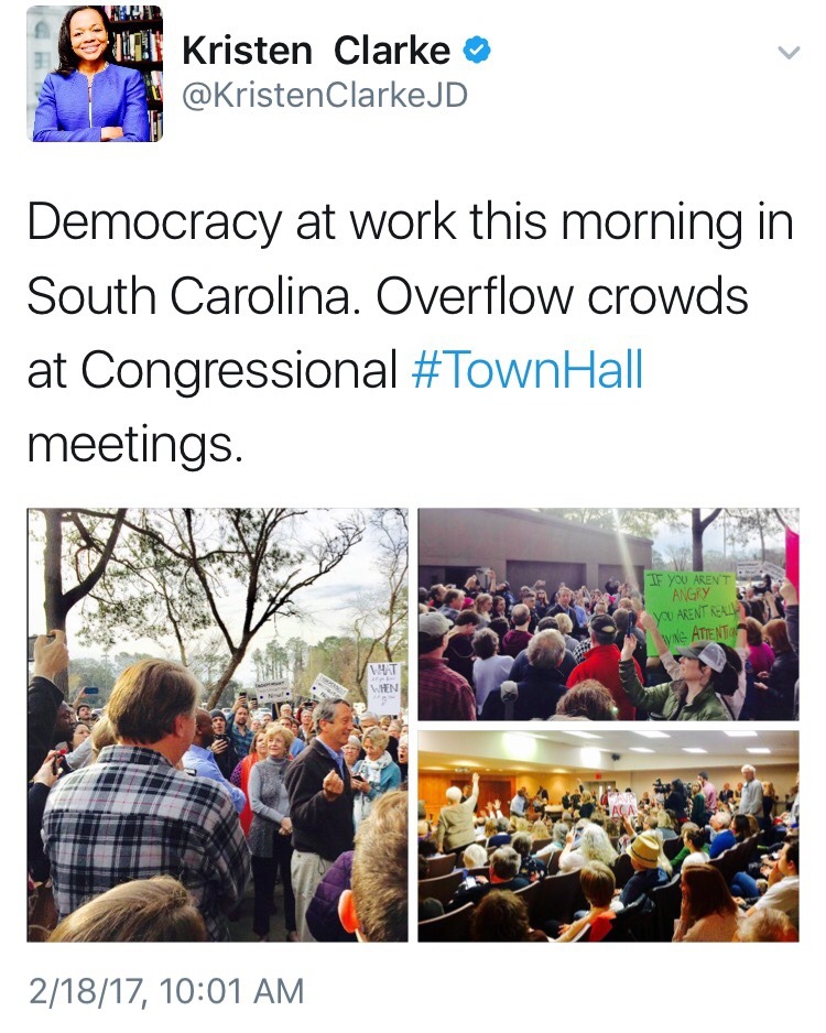 raimagnolia: sandalwoodandsunlight:  It’s not too late for you to attend a townhall