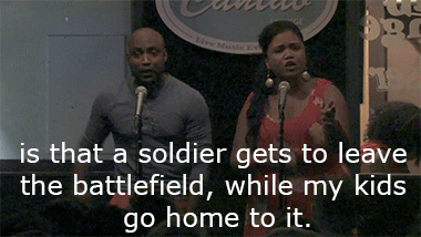justcallmesushi:  “We’re learning a lot about this thing called Post Traumatic Stress Disorder. This war time disease. This combat fatigue diagnosis. And we read something worth sharing. Fact, urban youth are twice as likely to get Post Traumatic