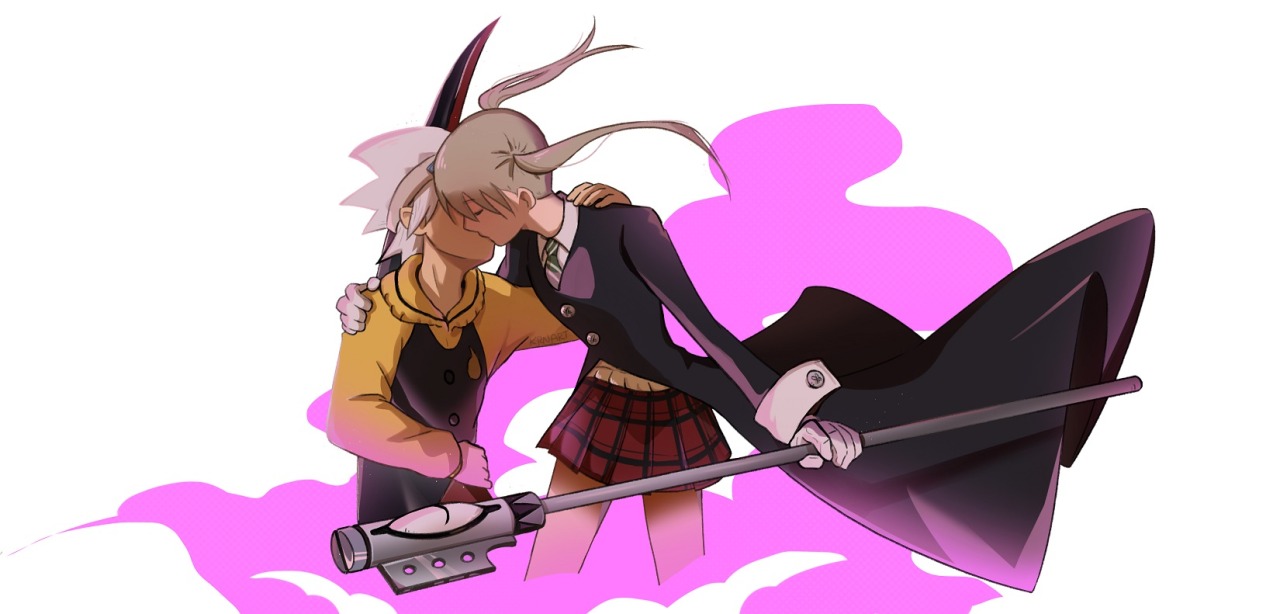 maka and soul eater fanart by me : r/souleater