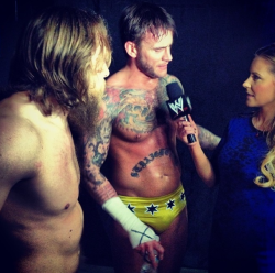 Re-Ne-Ge:   See The Exclusive Interview With Cm Punk And Daniel Bryan And Other Backstage