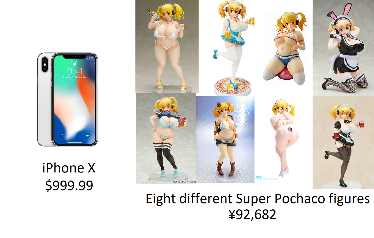 shitpost-senpai:  sorairo-deizu: iPhones are slim but Super Pochaco is thicc. 