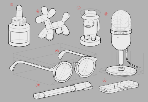 whole buncha misc class stuff , props environment and character designsim very sleepy