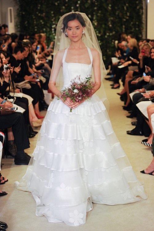 Carolina Herrera Bridal Collection Spring 2016 More here