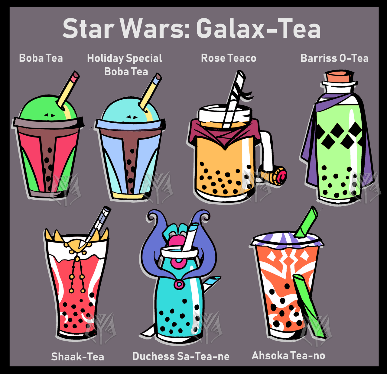 jagged-vendaar:A bunch of soft enamel style Galax-teas! I plan on making more of