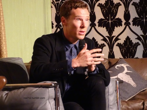 rox712:First set of pictures from Benedict at Sherlocked. More tomorrow, now I need to sleeeeep!