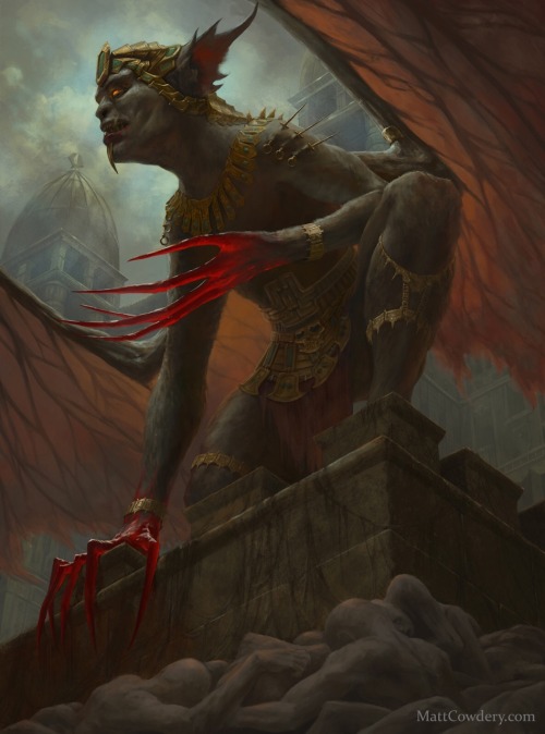 menofcolorinfantasyart: ‘Blood God’ by Matt Cowdery &gt; Fights the good fight, ever