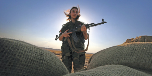 irina-spalko:disneydamselestelle:unrepentantwarriorpriest:Kurdish Warrior WomenFearlessly fighting t