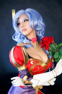 leaguecosplay:  Tasha (Heartseeker Ashe) belated Happy Hearts Day, Summoners!! (and yep, that was pretty fast)