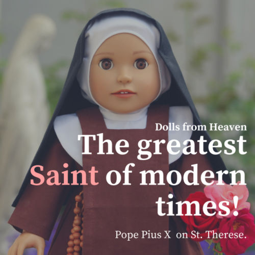 Saint Therese was hailed by Pope Pius X as the &ldquo;Greatest Saint of Modern Times!&rdquo; Through