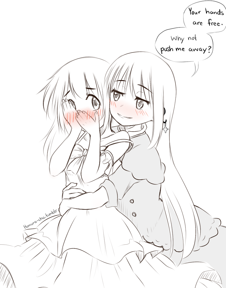 homura-chu:  one drawing inspired 7 more. / v \ hehe woops   o-oh my goodness