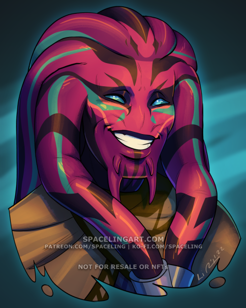 [C] VeithSpeed portrait commission for VioletValentine870! Support me on Patreon or Ko-fi✨ Commissio