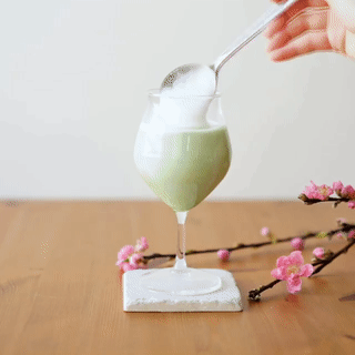 Matcha Latte 抹茶ラテ※ Do not delete the caption / Do not repost my gifs without credits.
