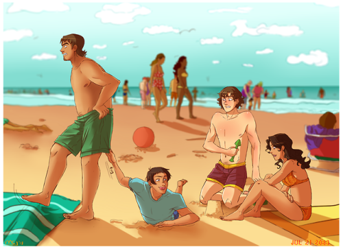 mclancelot:You know that thing where people recreate their old family photos? Lance’s family are tho