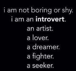 introvertunites:  If you’re an introvert,