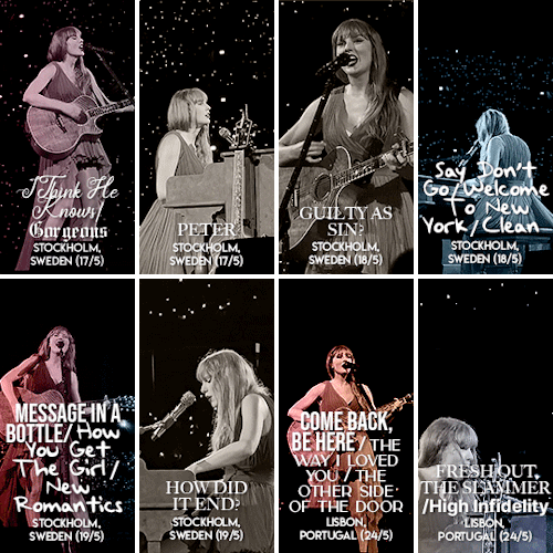 Surprise Songs On The European Leg Of The Eras Tour (x)