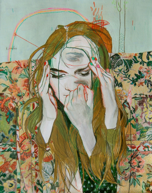 theonlymagicleftisart:  Bizarre surreal portaits by Alexandra Levasseur 