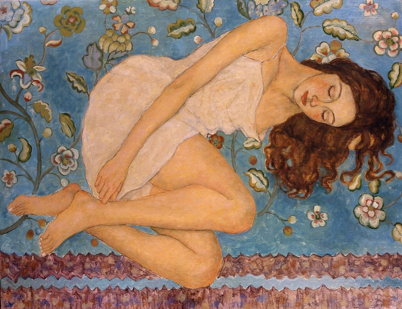 Sleeping venus painting