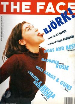 greyslate:  The Face cover with Björk - November 1992       