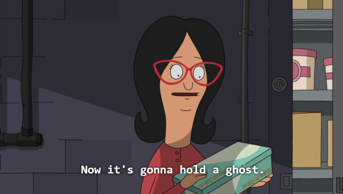 nightvalelepidopterist: Linda Belcher being a modern witch.