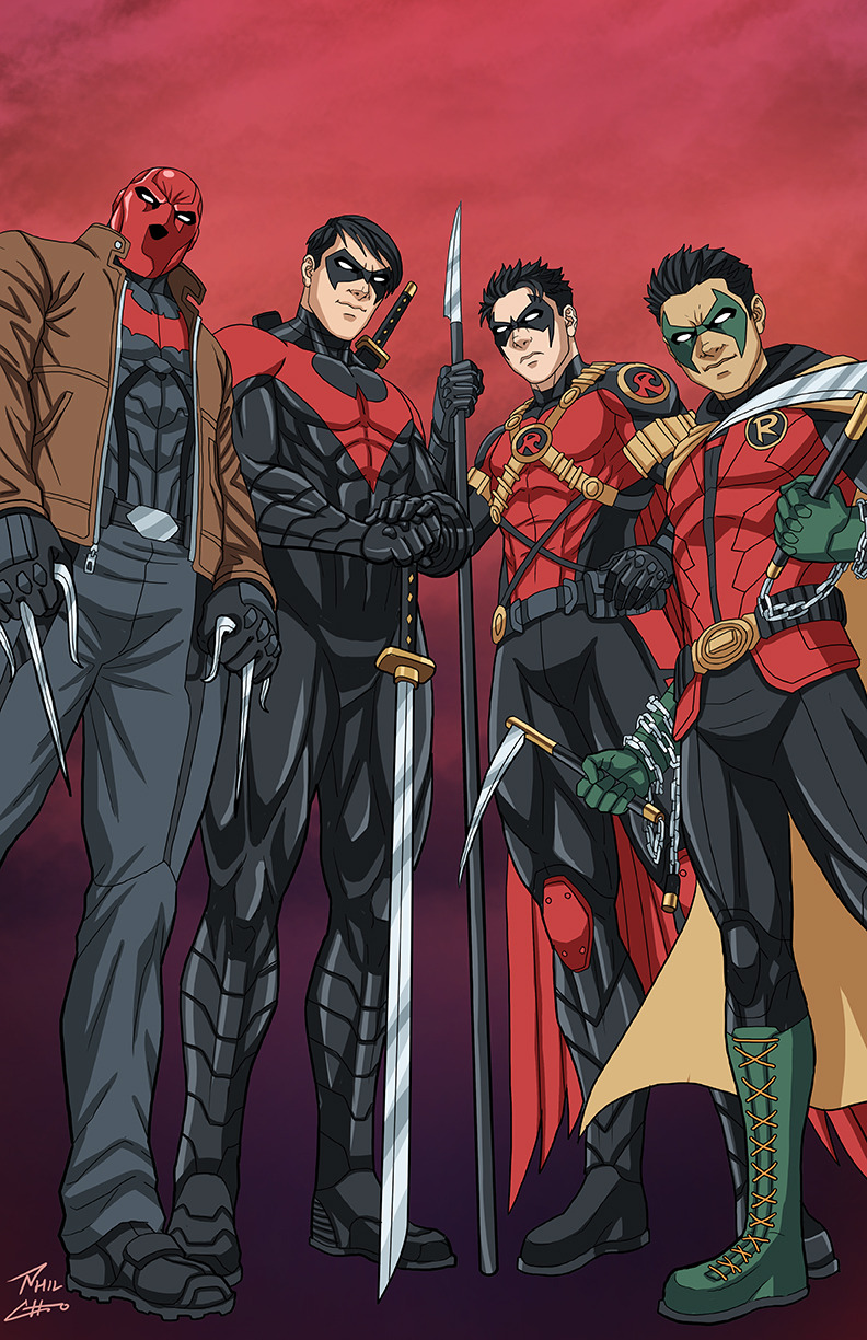 BATMAN NOTES — Robins by Phi Cho