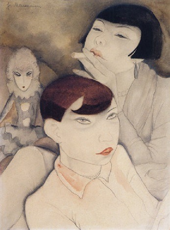 Boring Dolls   -   Jeanne Mammen  1927-30German, 1890 - 1976Pencil and watercolor, &n