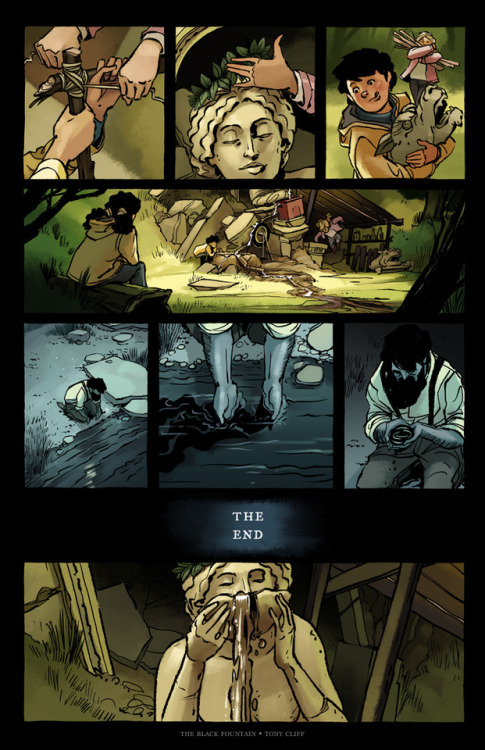 THE BLACK FOUNTAIN (POST 2/2)The second half of a short story I wrote and illustrated for FLIGHT VOL