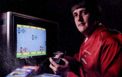 David Crane in a Grand Prix by Activision jacket