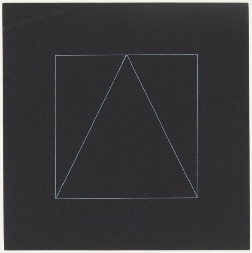 Sol Lewitt, from Six Geometric Figures in Superimposed Pairs 1977