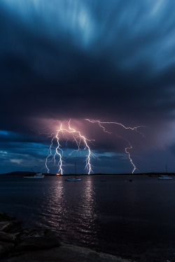 earthyday:   Storm in a port  by Luke Gardner