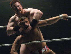 rwfan11:  Now Daniel Bryan gets a taste of his own medicine …dished out by Sheamus