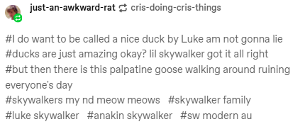 Palpatine Is Officially A Goose.