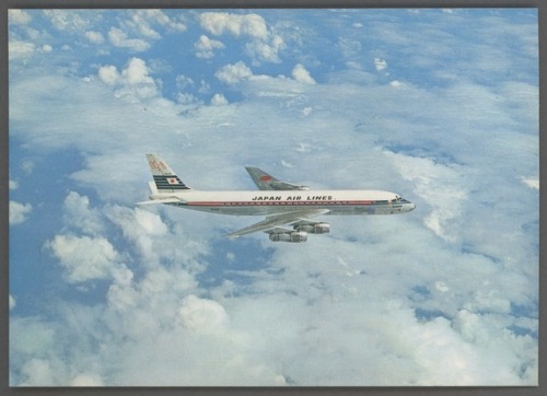 Dc-8 Jet Courier (postcard, C1960s)
