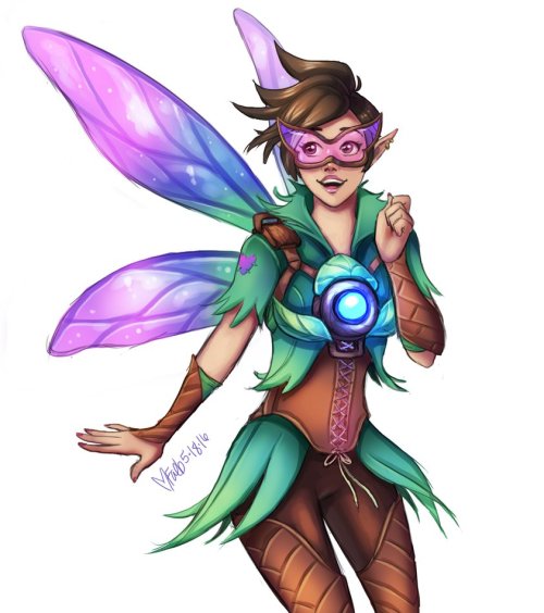 rasec-wizzlbang:whovianpegasister:Overwatch faeries by faebelina.. I like this